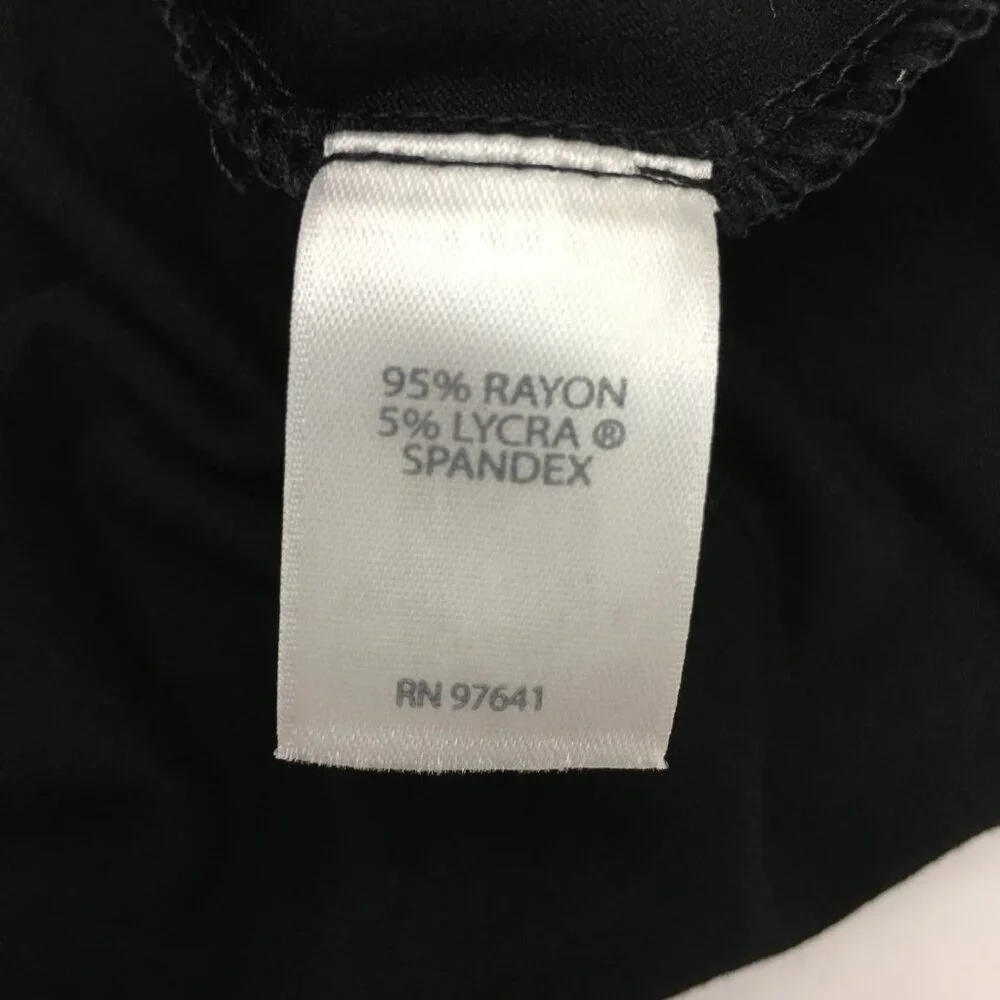 NEW J. Jill Black & White Polka Dot Dress Cap Sleeves Pockets Medium - Picture 7 of 9